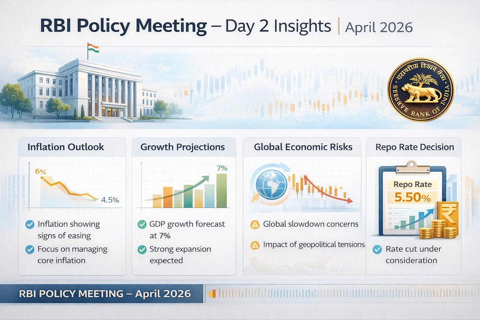 RBI policy meeting day 2 April 2026 discussion infographic India